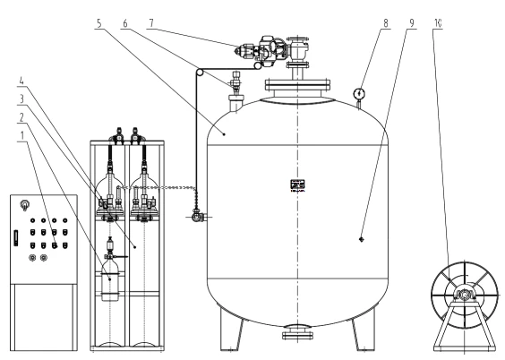 Dry Powder System Drawing Dry Powder System Drawing